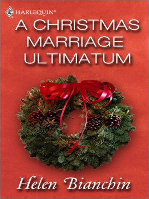 cover image of Christmas Marriage Ultimatum